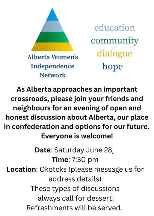 Event | Okotoks | Hosted by the Alberta Women's Independence Network | June 28