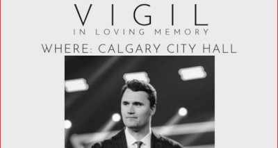 Event | September 14 | Calgary | Vigil in loving memory of Charlie Kirk