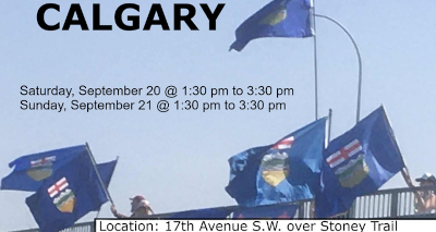 Event Rallies | September 7 to October 26 | Waves of Alberta - Calgary