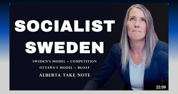 Video | What Sweden Got Right (and Ottawa Didn’t): A Case for Alberta’s Independence by Nadine Wellwood