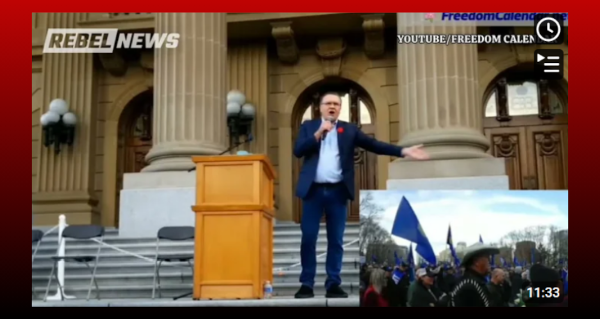 Watch | "Alberta will be free!" Keith Wilson's full speech at the Independence Rally at the AB Legislature by Rebel News